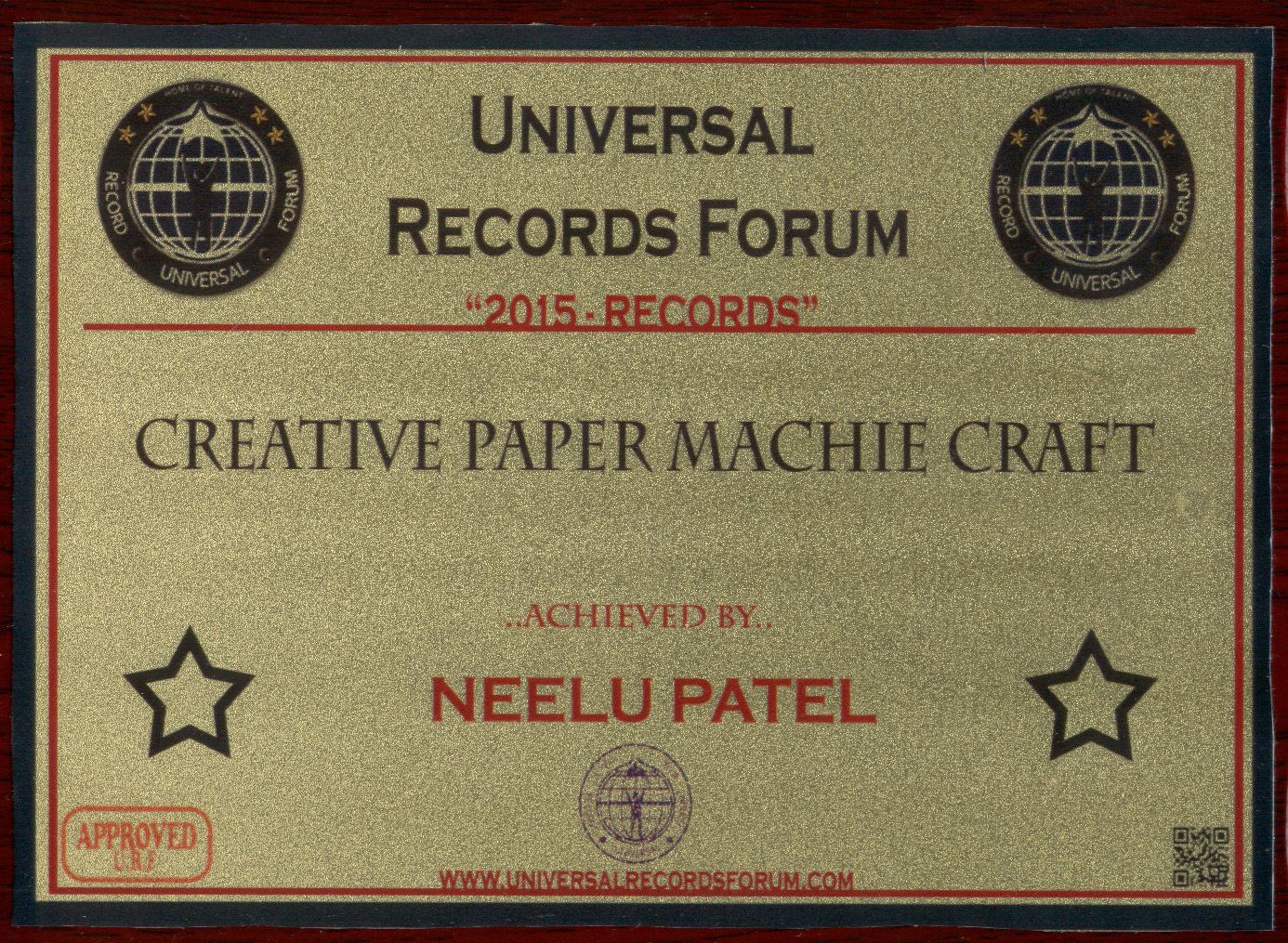 Award or press feature — urf-m1-1