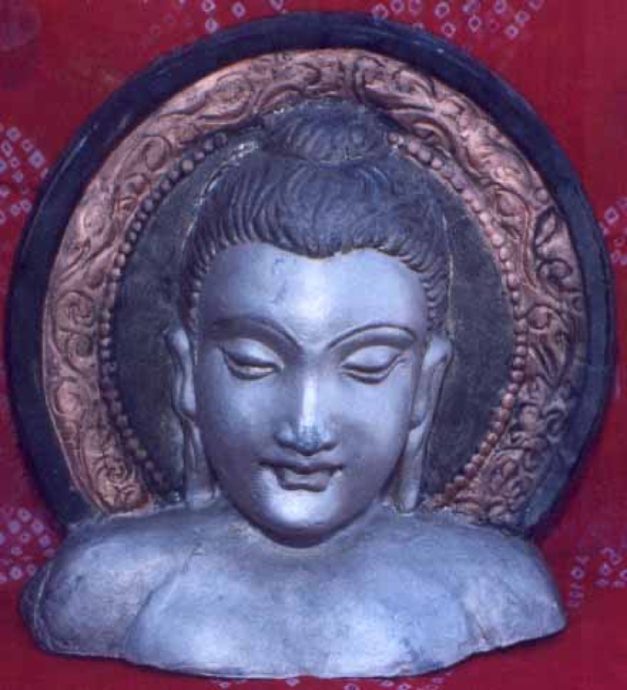 Gray budhbhagwan mask