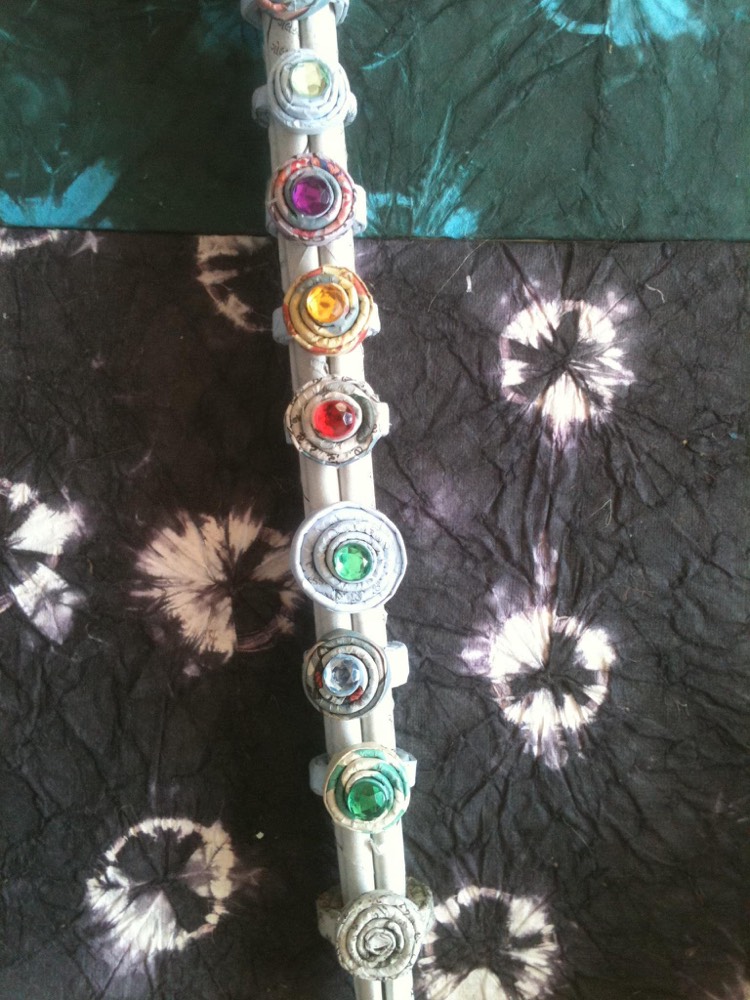 Paper daimond ring